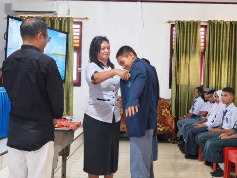 Penyerahan Murid Baru Dari Orang Tua kepada Sekolah, Momentu