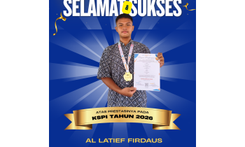 Al Latief Firdaus Siswa SMA Negeri 1 Halmahera Timur Peraih Medali Emas pada Kompetensi Sains Pelajar Indonesia Bidang geografi
