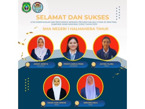 SMA Negeri 1 Halmahera Timur Raih Prestasi Gemilang di OSN 2