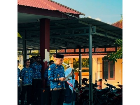 SMAN 1 Halmahera Timur Laksanakan Upacara Peringatan Hari Pe