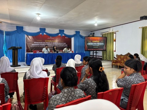 KPU Gelar Sosialisasi “Pemilih Pemula Cerdas dan Perempuan
